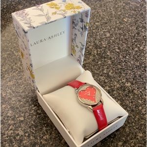 Red Laura ashley watch